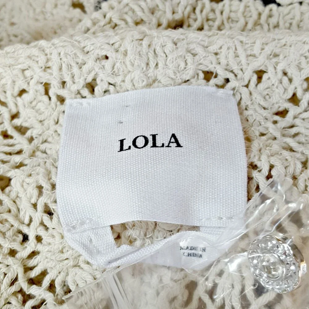 Lola Vested Blouse w/Diamond Crochet Pattern - Picture 5 of 8